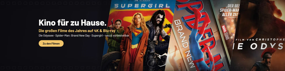Kino für zu Hause – Die Odyssee, Spider-Man: Brand New Day und Supergirl auf 4K & Blu-ray