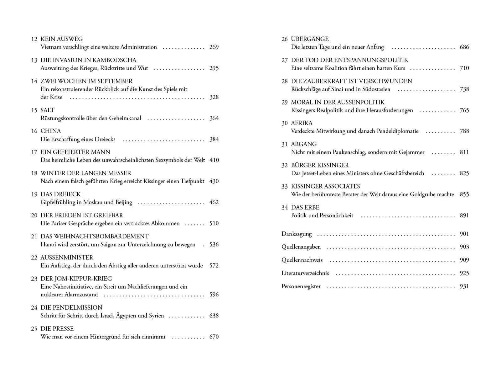 Innenansicht von 'Kissinger' - Gebundene Ausgabe
