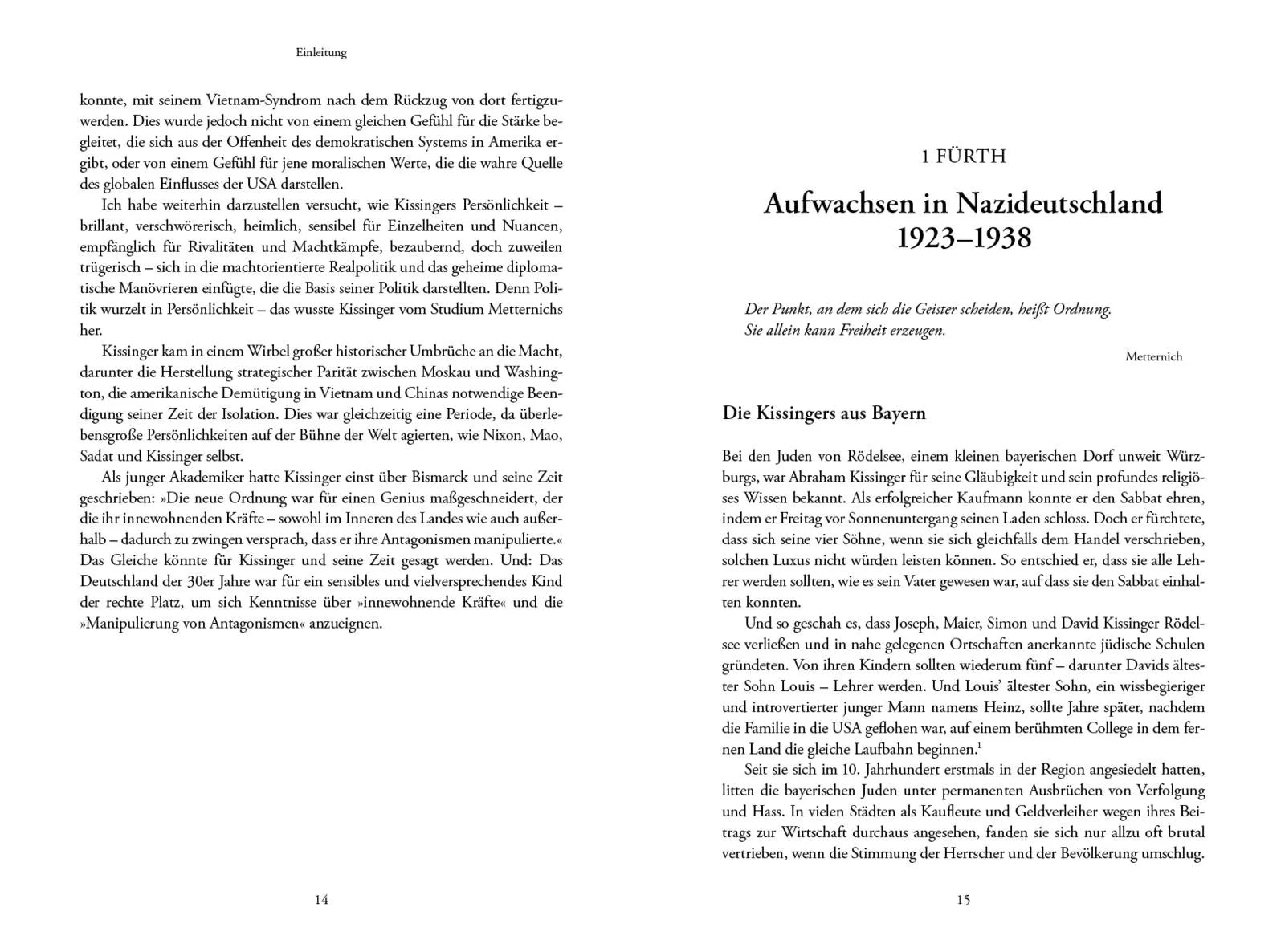 Innenansicht von 'Kissinger' - Gebundene Ausgabe