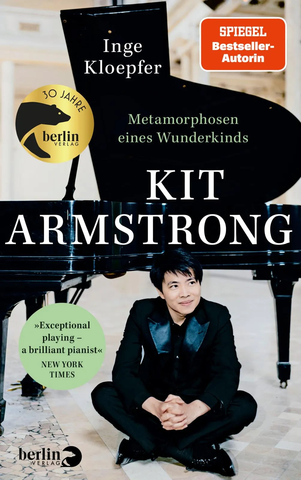 Buchcover von 'Kit Armstrong – Metamorphosen eines Wunderkinds' - Gebundene Ausgabe von Inge Kloepfer