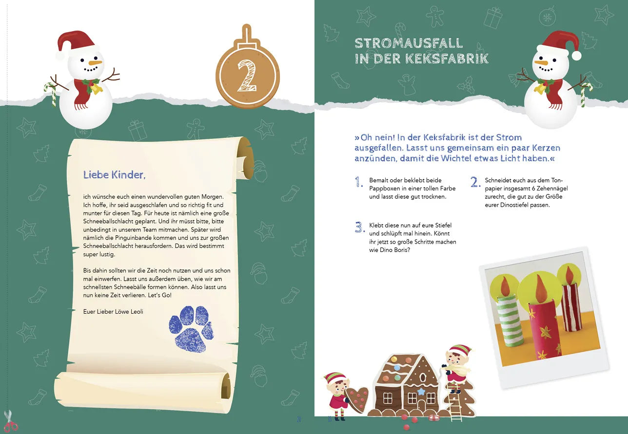 Produktansicht: Kita-to-Go: Leolis bunter Adventskalender – Vorweihnachtliche Spiel-, Bastel- und Geschenkideen (Taschenbuch)