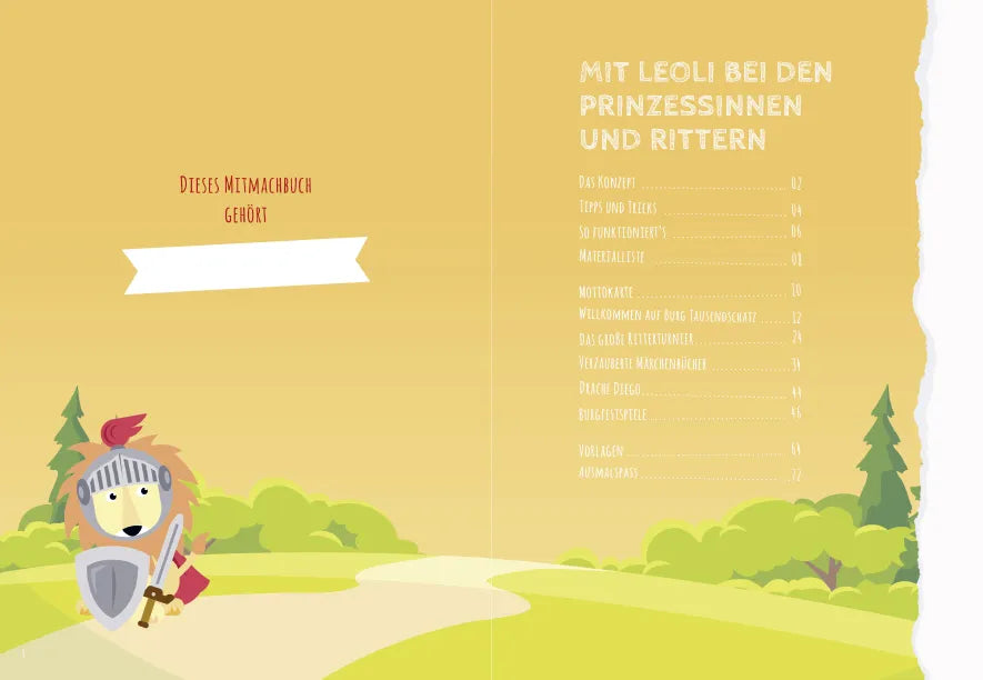 Produktansicht: Kita-to-Go – Mit Leoli bei Rittern und Prinzessinnen (Taschenbuch)
