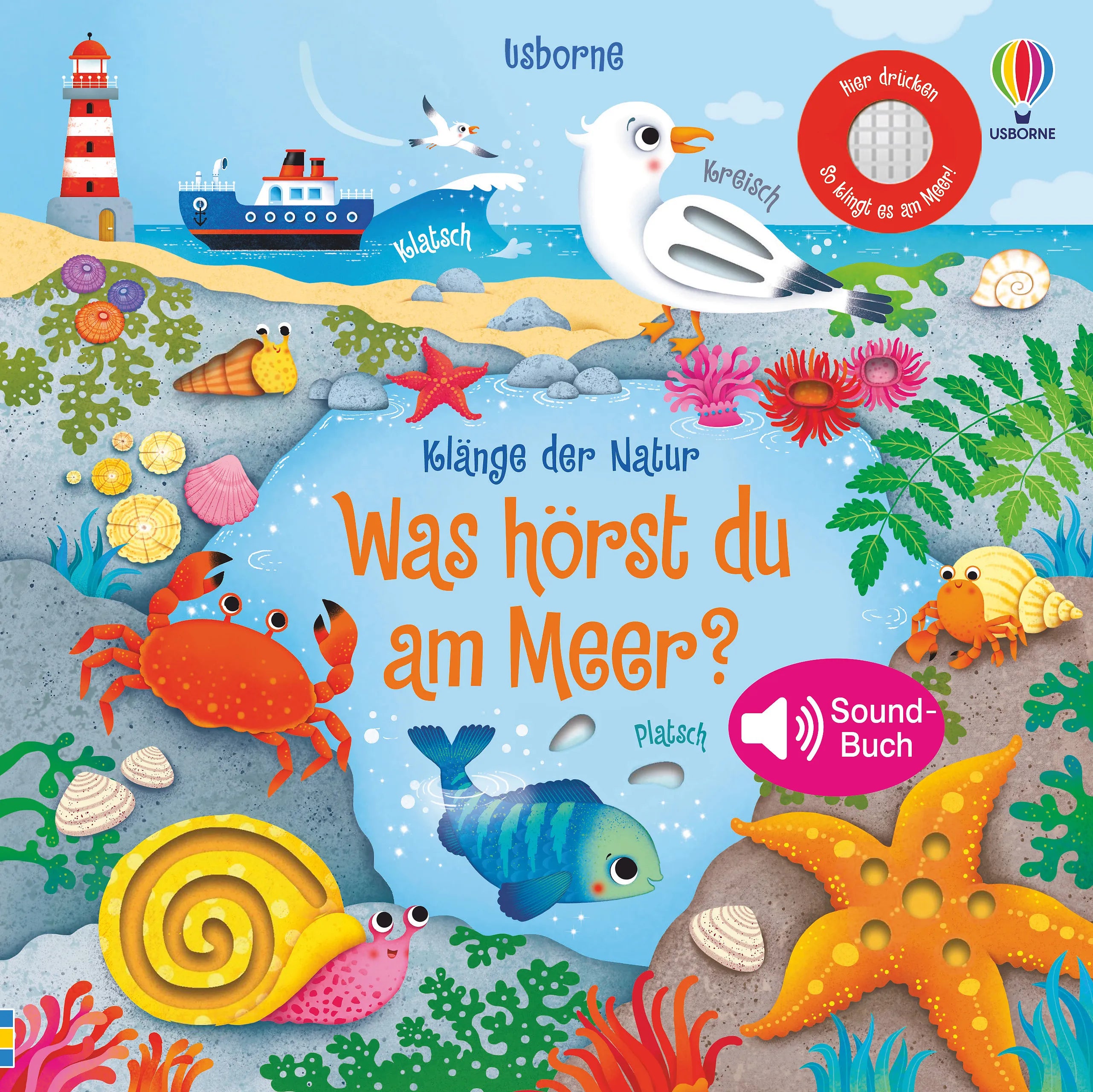 Buchcover von 'Klänge der Natur: Was hörst du am Meer?' - Gebundene Ausgabe von Sam Taplin