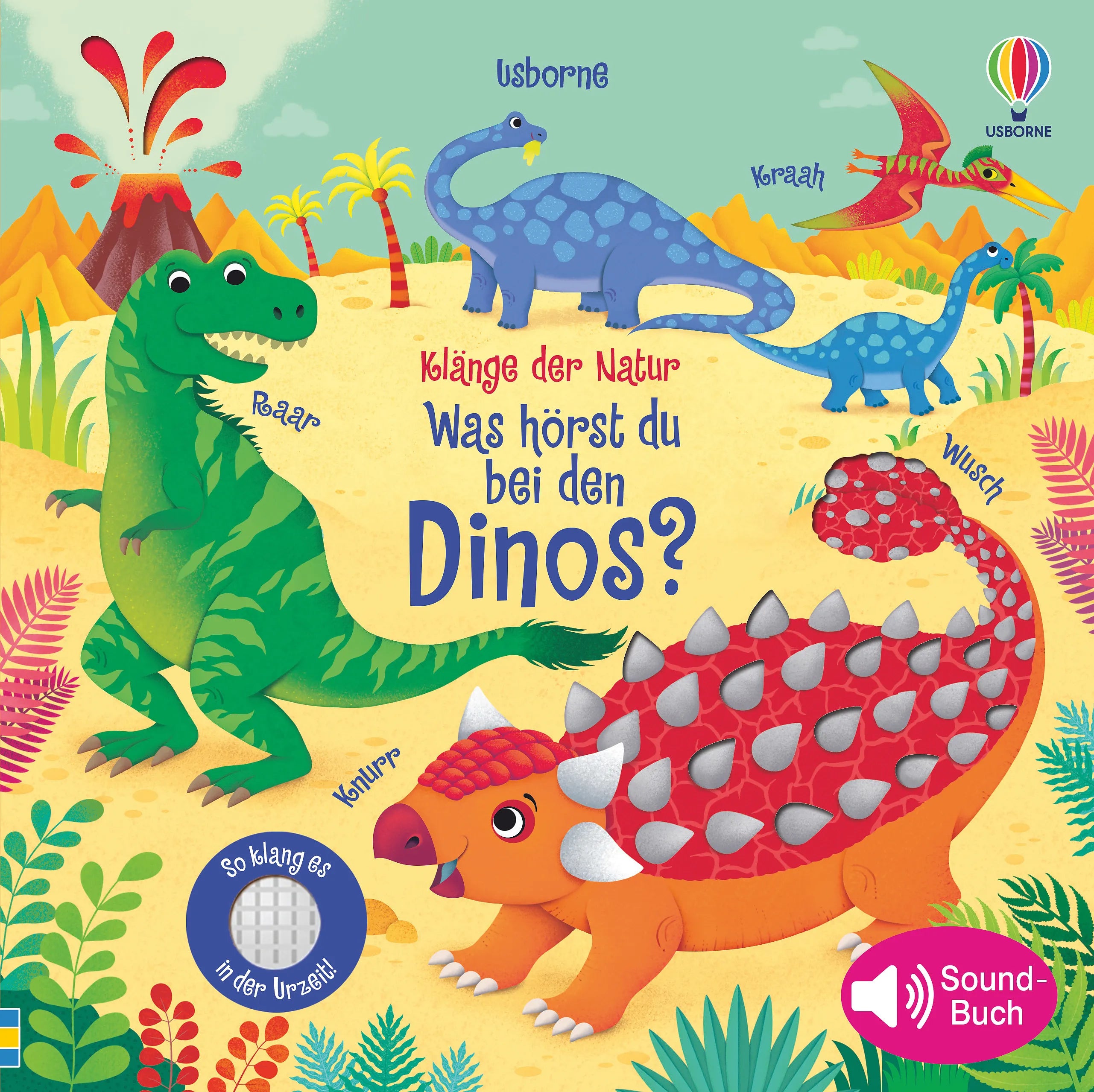 Buchcover von 'Klänge der Natur: Was hörst du bei den Dinos?' - Gebundene Ausgabe von Sam Taplin