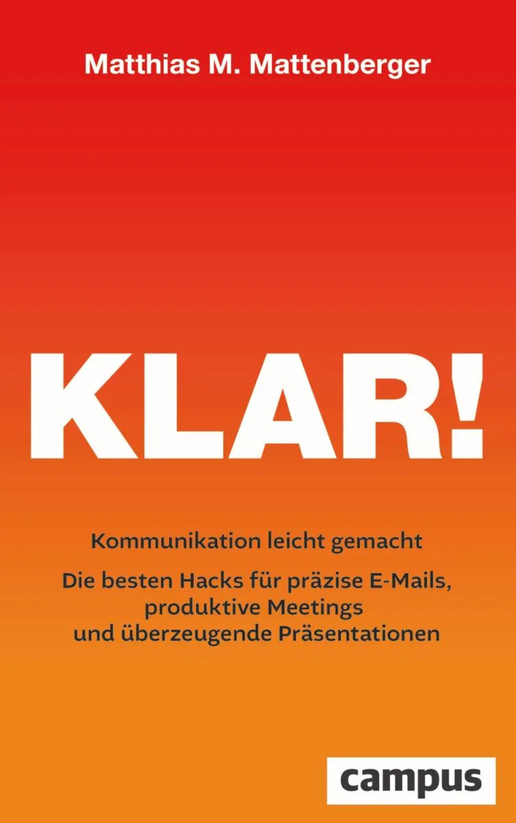 Cover: Klar! (E-Book) von Matthias M. Mattenberger