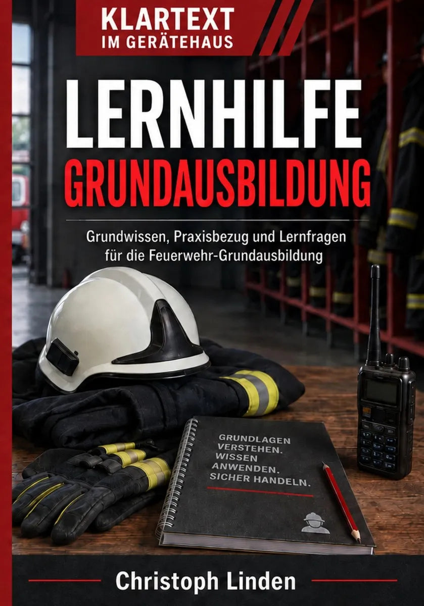 Cover: Klartext im Gerätehaus - Lernhilfe Grundausbildung (E-Book) von Christoph Linden