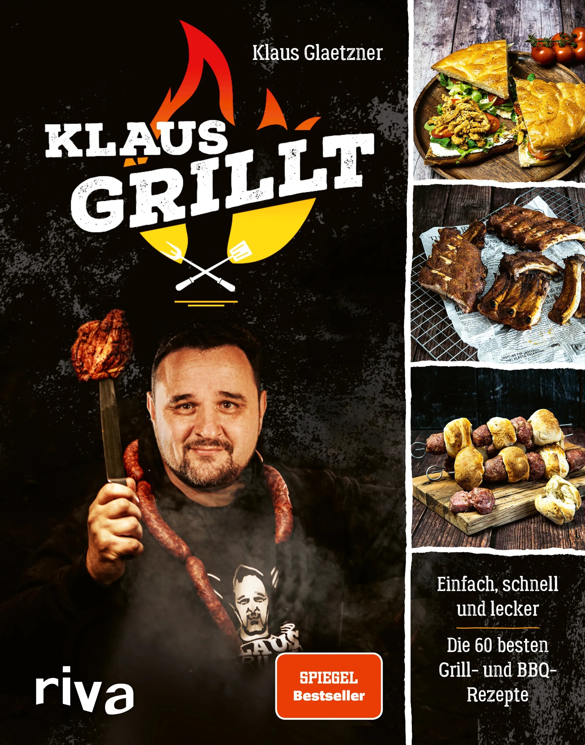 Buchcover von 'Klaus grillt' - Gebundene Ausgabe von Klaus Glaetzner