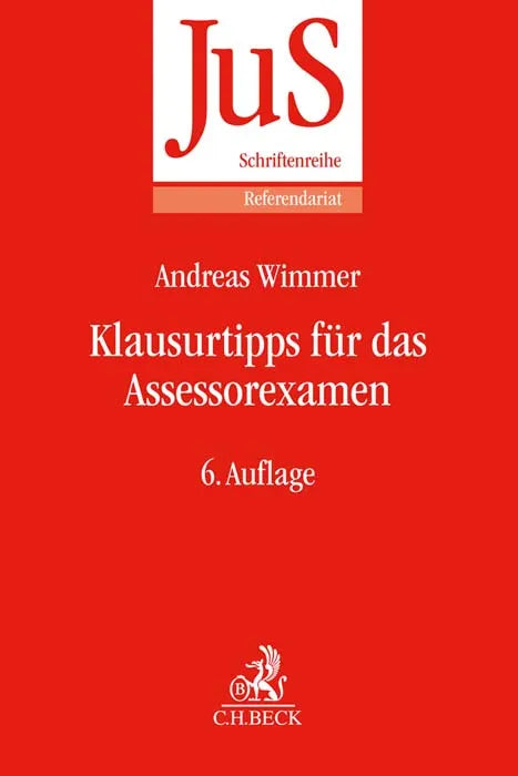 Cover: Klausurtipps für das Assessorexamen (Taschenbuch) von Andreas Wimmer