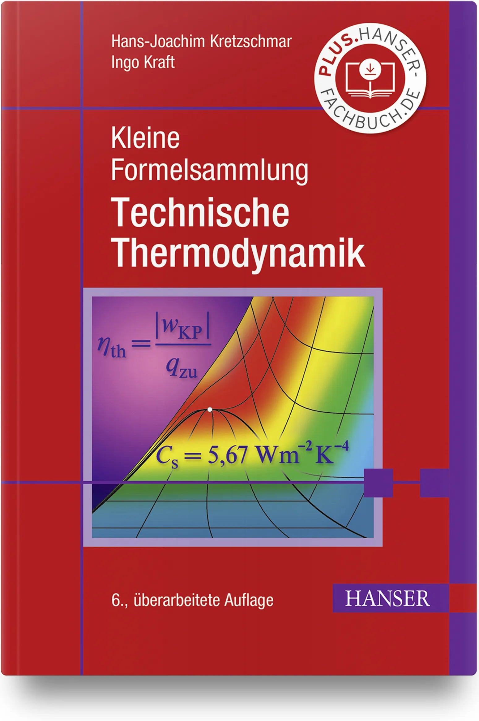 Buchcover von 'Kleine Formelsammlung Technische Thermodynamik' - Gebundene Ausgabe von Hans-Joachim Kretzschmar
