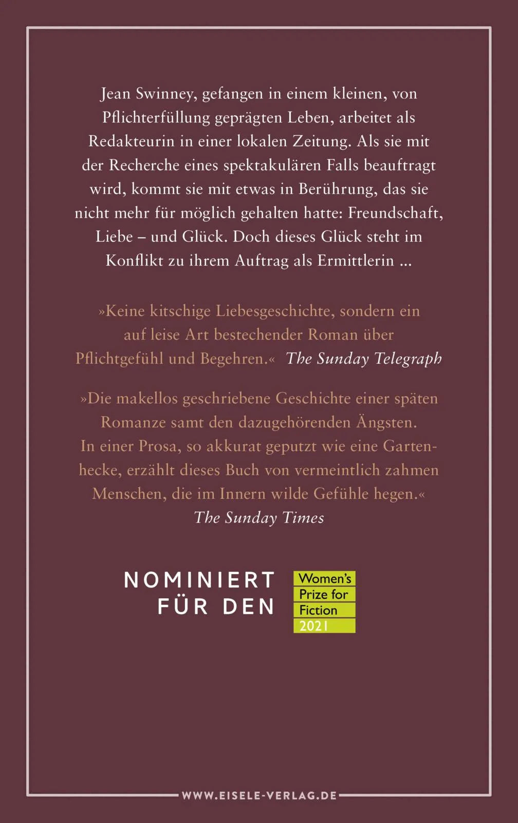 Buchrückseite von 'Kleine Freuden' mit Klappentext - Gebundene Ausgabe