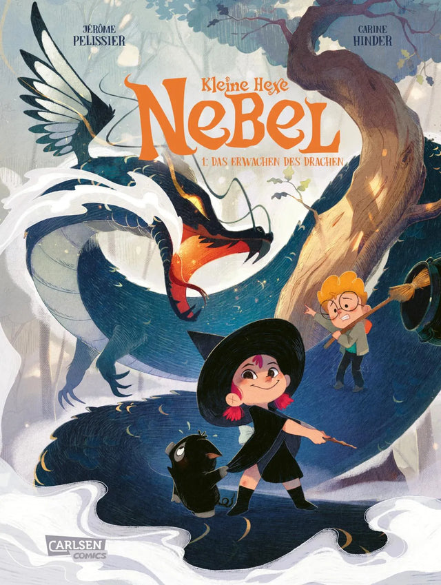 Buchcover von 'Kleine Hexe Nebel 1: Das Erwachen des Drachen' - Gebundene Ausgabe von Jérôme Pélissier