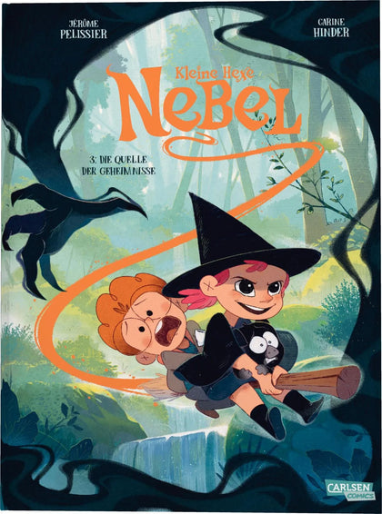 Buchcover von 'Kleine Hexe Nebel 3: Die Quelle der Geheimnisse' - Gebundene Ausgabe von Jérôme Pélissier