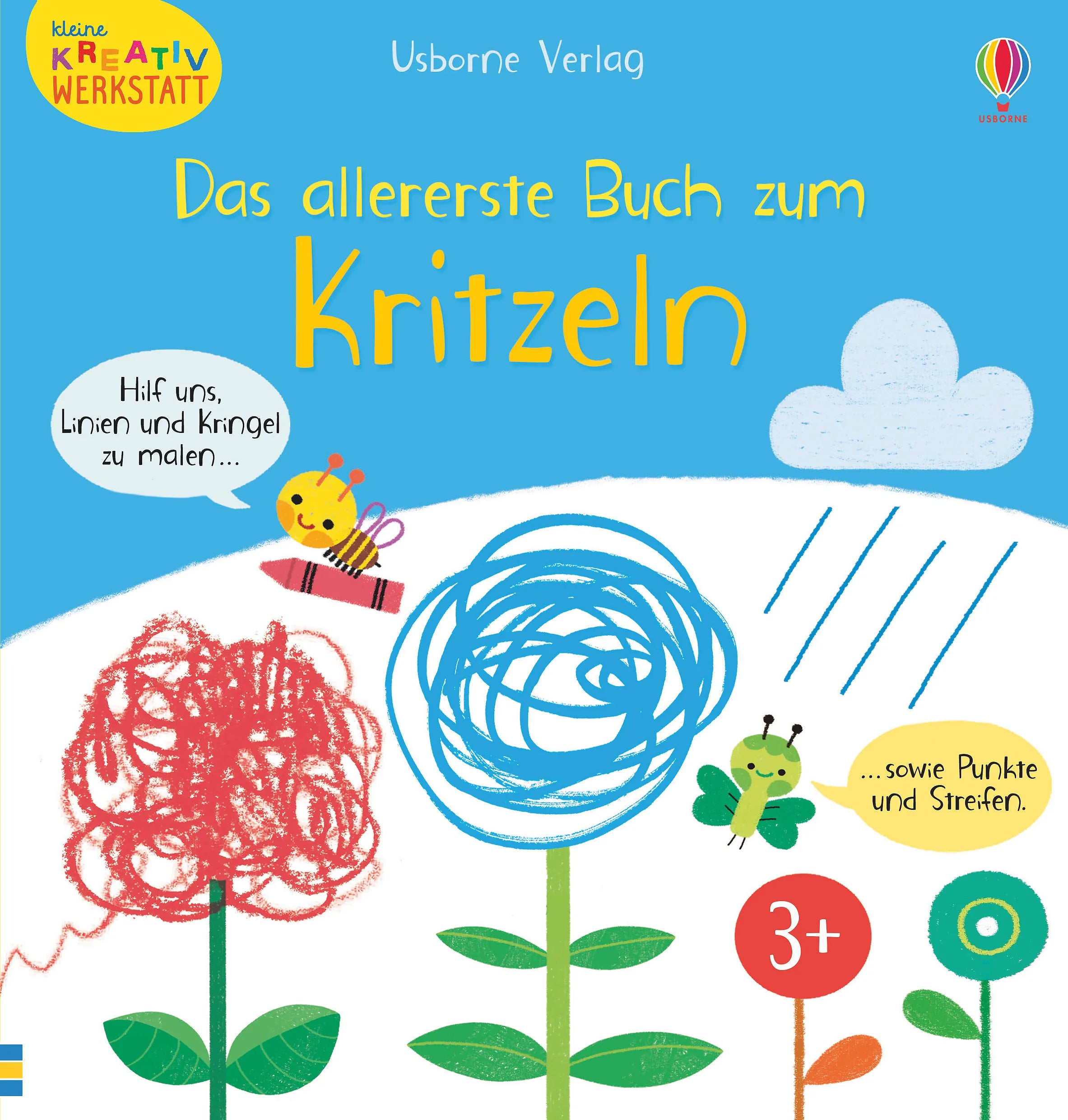 Buchcover von 'Kleine Kreativ-Werkstatt - Das allererste Buch zum Kritzeln' - Taschenbuch von Mary Cartwright
