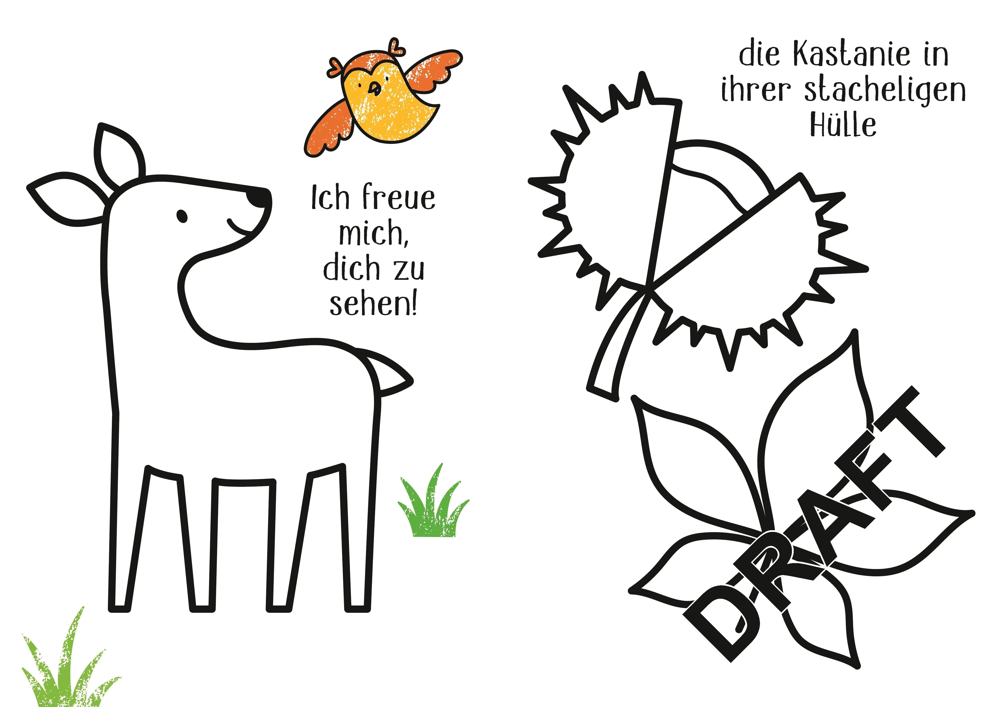 Produktansicht: Kleine Kreativ-Werkstatt - Ganz einfach ausmalen: Herbst (Taschenbuch)