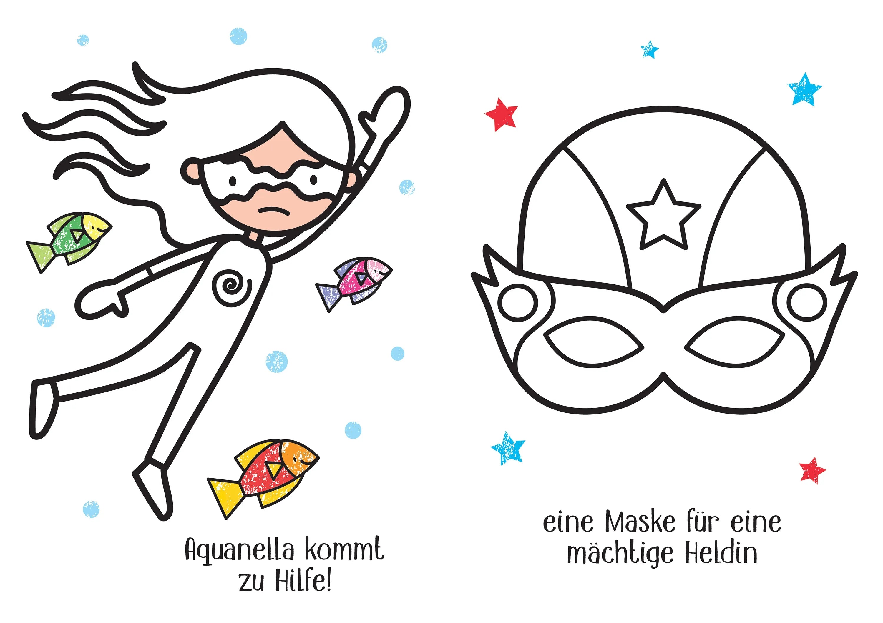 Detailansicht: Kleine Kreativ-Werkstatt - Ganz einfach ausmalen: Superkids (Taschenbuch)
