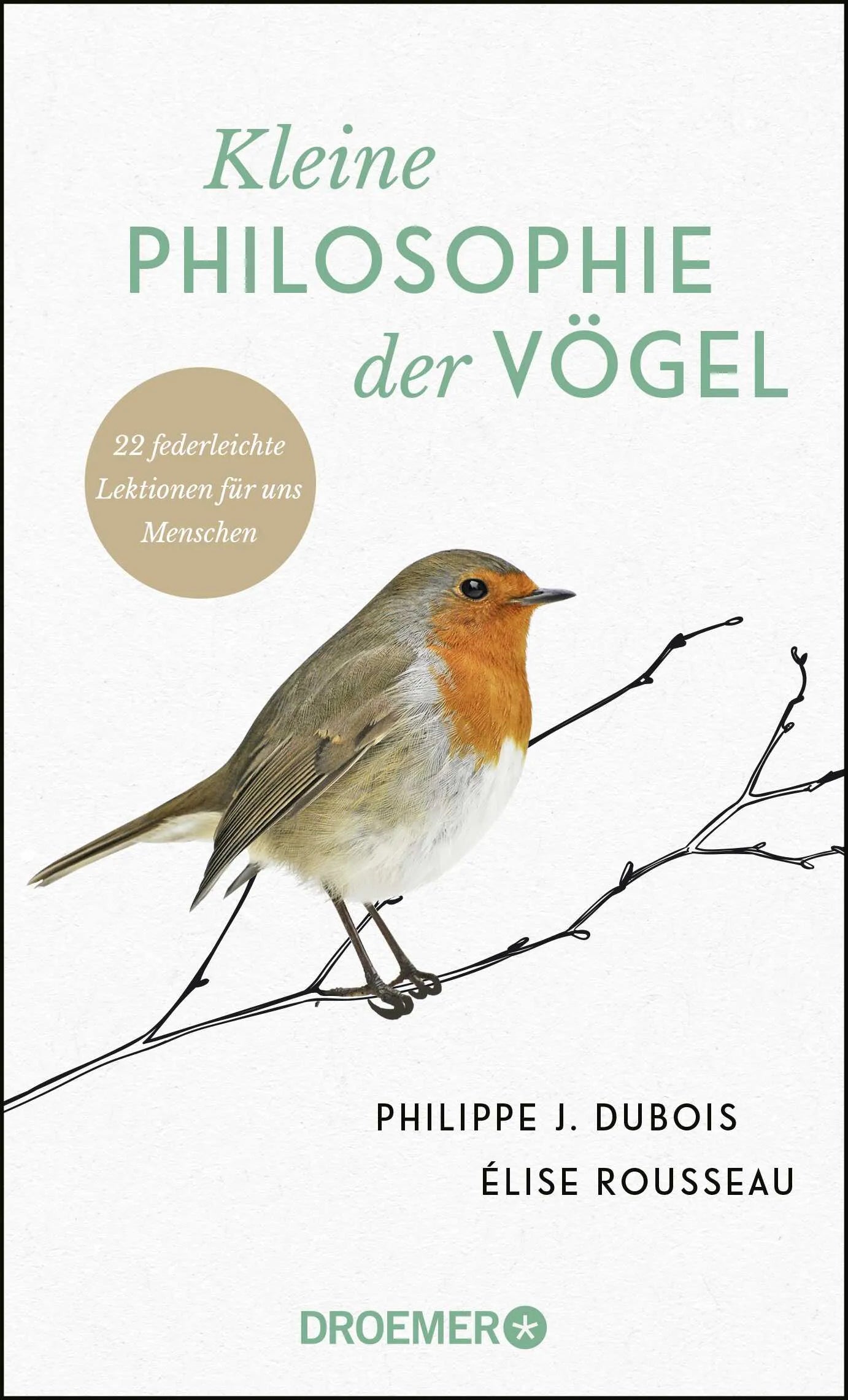 Buchcover von 'Kleine Philosophie der Vögel' - Gebundene Ausgabe von Philippe J. Dubois