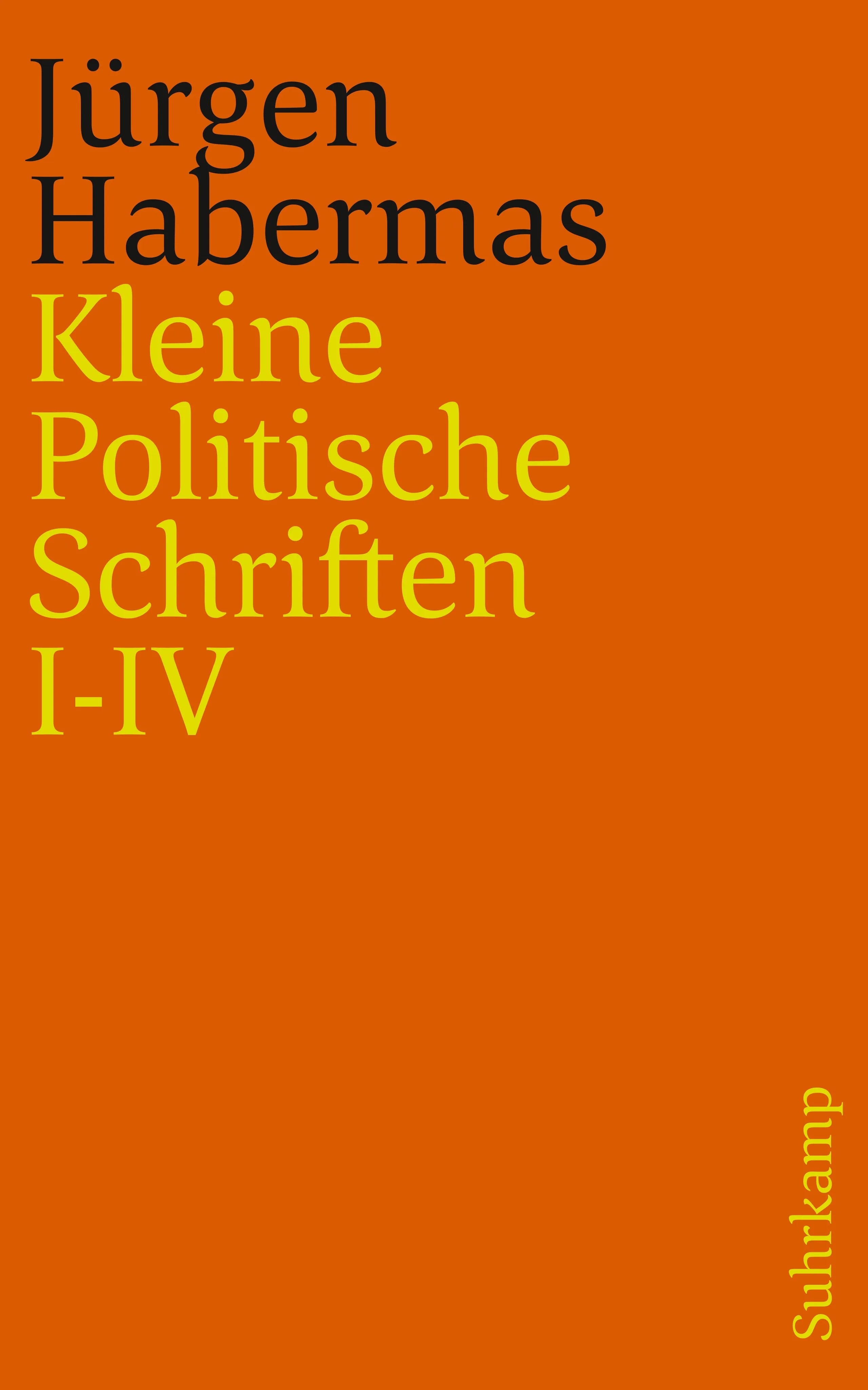 Buchcover von 'Kleine Politische Schriften' - Taschenbuch von Jürgen Habermas