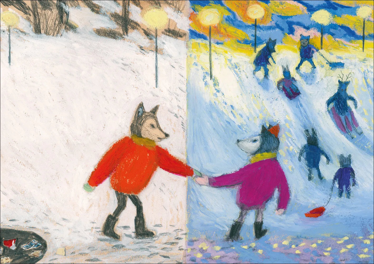 Detailansicht: Kleine Wölfin (Hardcover)