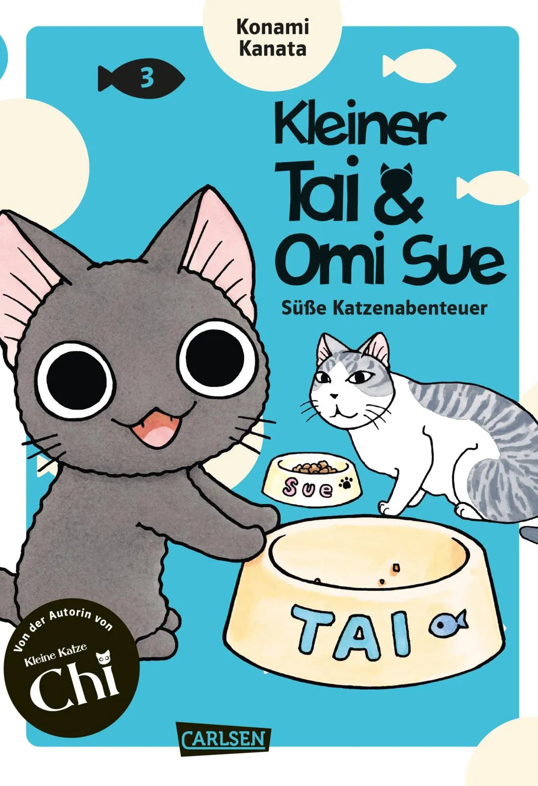 Buchcover von 'Kleiner Tai & Omi Sue - Süße Katzenabenteuer 3' - Taschenbuch von Konami Kanata