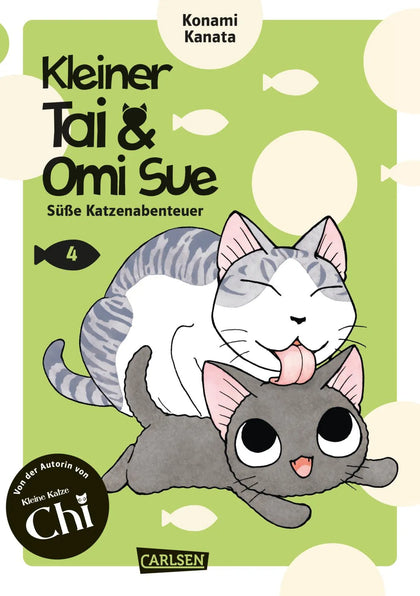 Buchcover von 'Kleiner Tai &amp; Omi Sue - Süße Katzenabenteuer 4' - Taschenbuch von Konami Kanata
