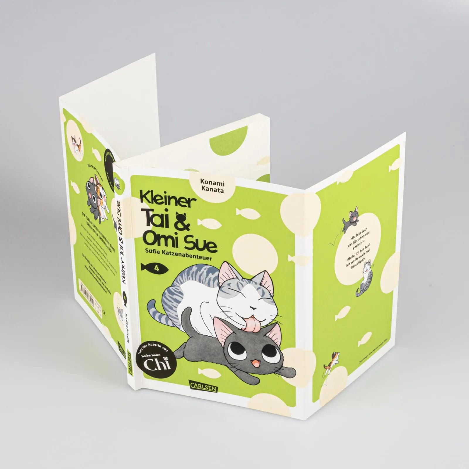 Produktansicht: Kleiner Tai & Omi Sue - Süße Katzenabenteuer 4 (Taschenbuch)