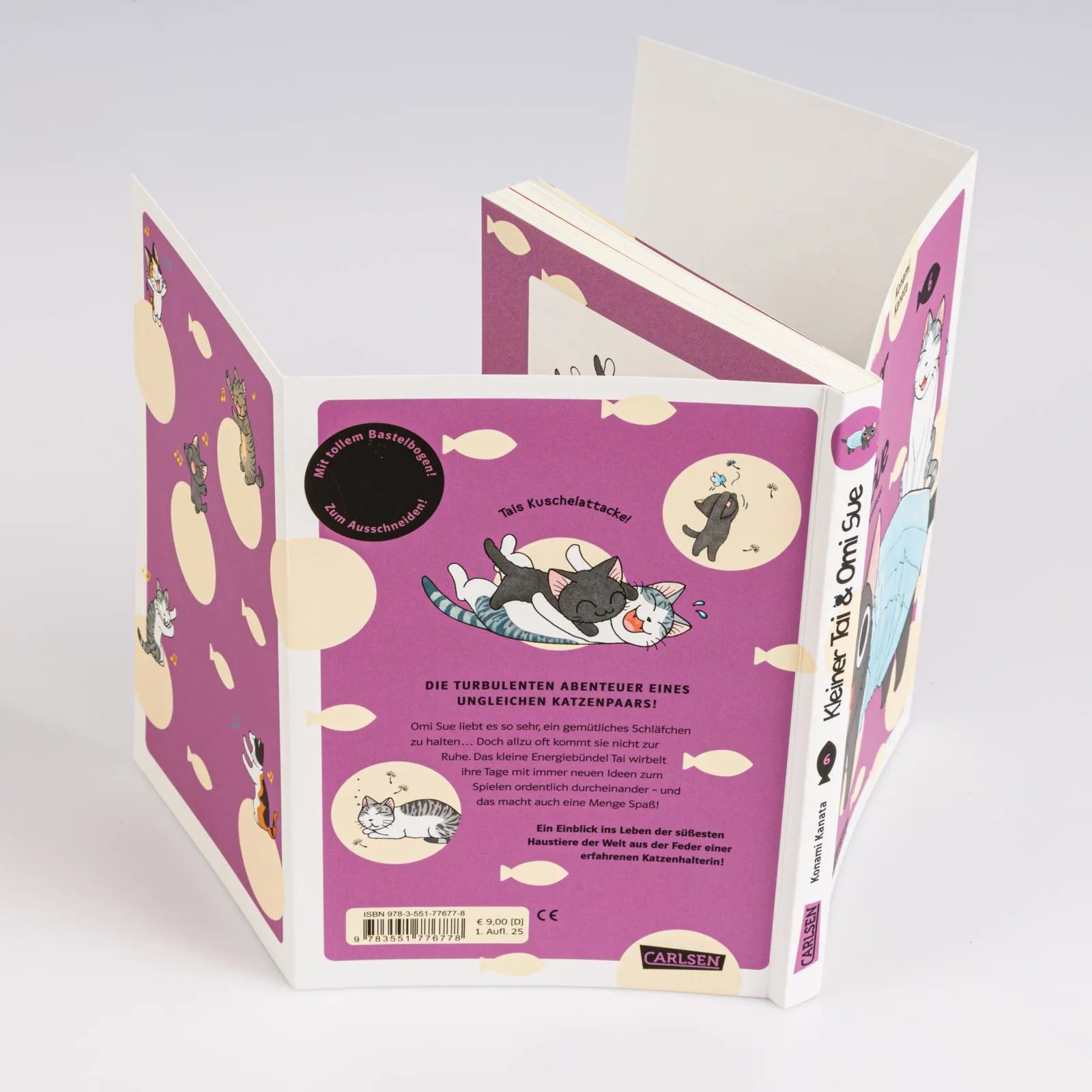 Detailansicht: Kleiner Tai & Omi Sue - Süße Katzenabenteuer 6 (Taschenbuch)