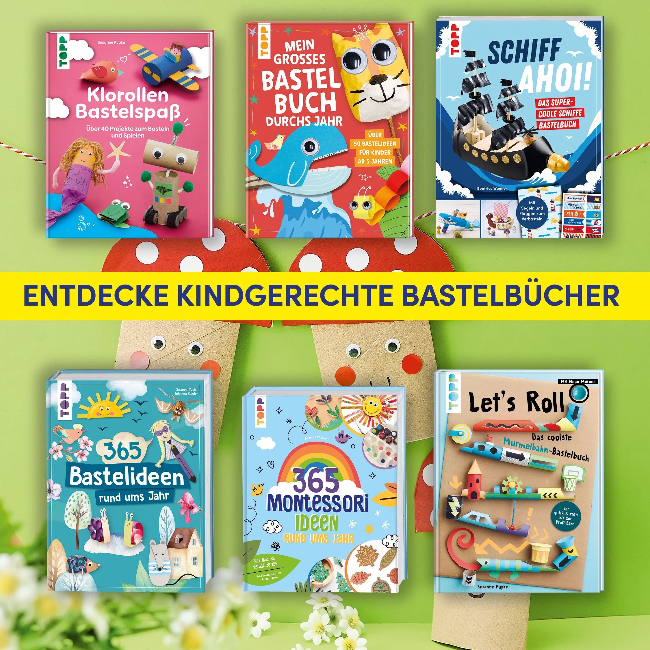 Detailansicht: Klorollen Bastelspaß (Hardcover)