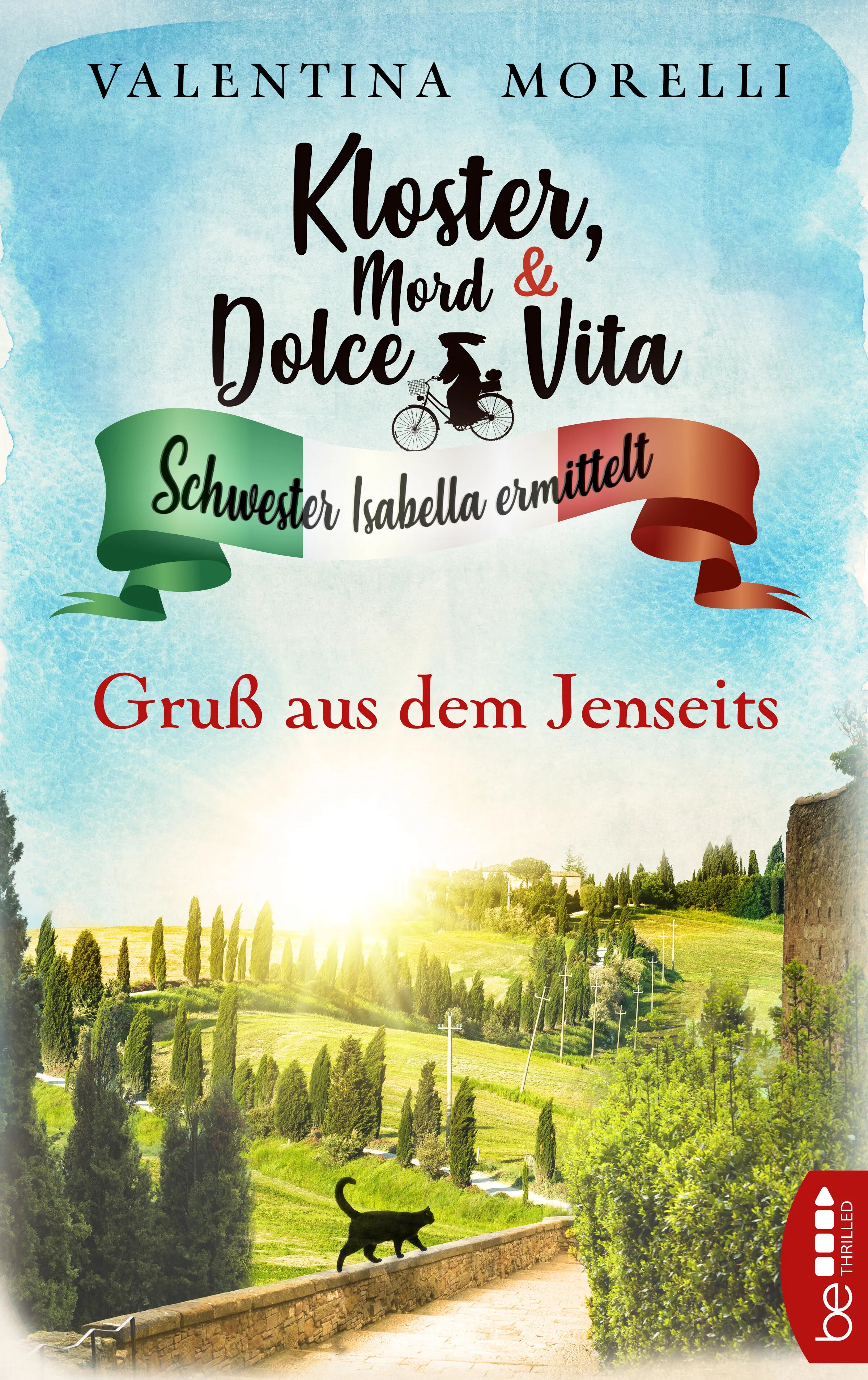 Buchcover von 'Kloster, Mord und Dolce Vita - Gruß aus dem Jenseits' - Taschenbuch von Valentina Morelli