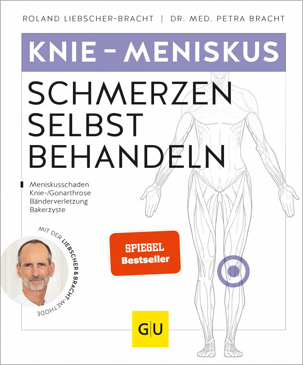 Buchcover von 'Knie & Meniskus Schmerzen selbst behandeln' - Taschenbuch von Roland Liebscher-Bracht