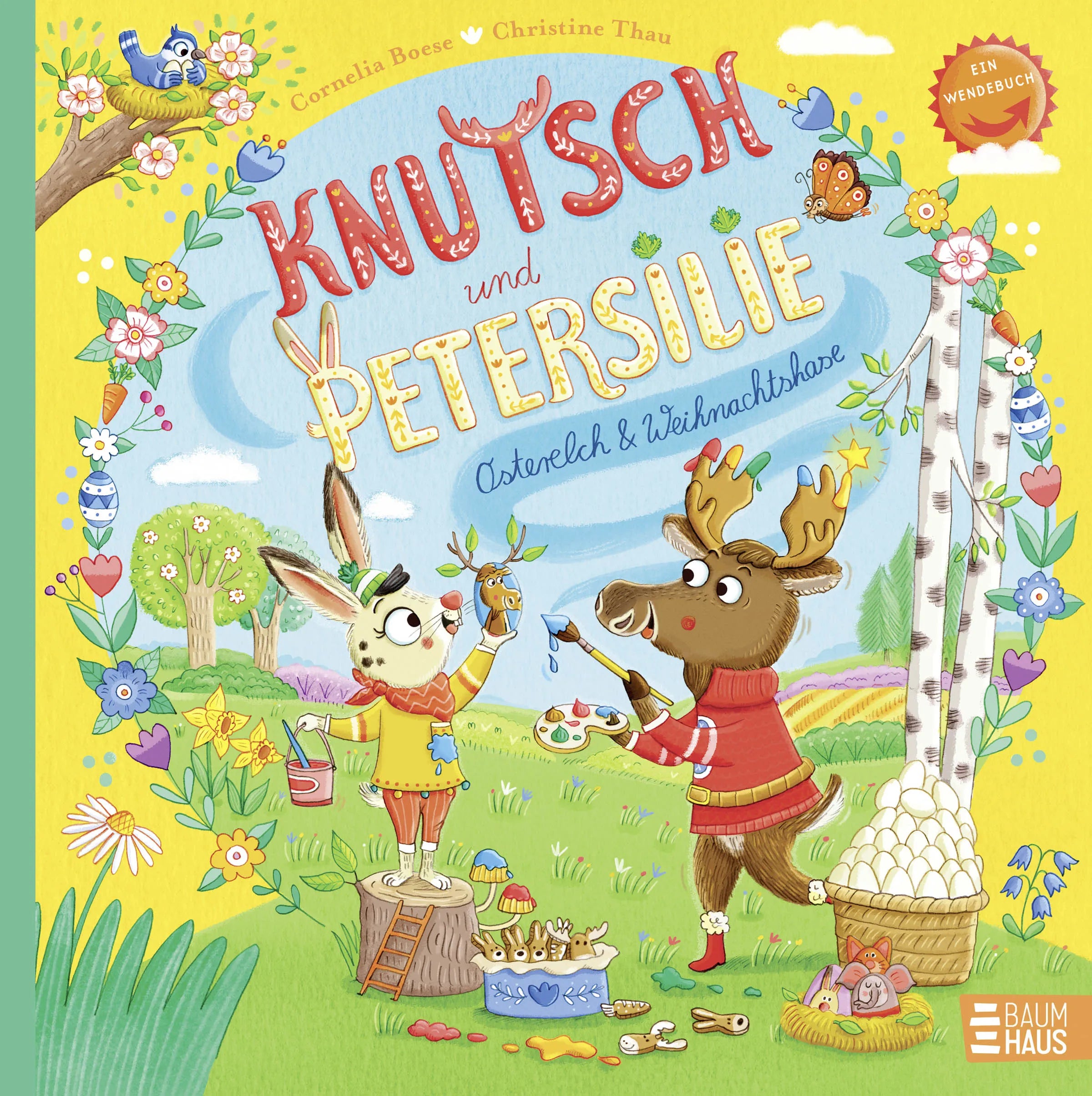 Cover: Knutsch & Petersilie - Osterelch und Weihnachtshase (Hardcover) von Cornelia Boese