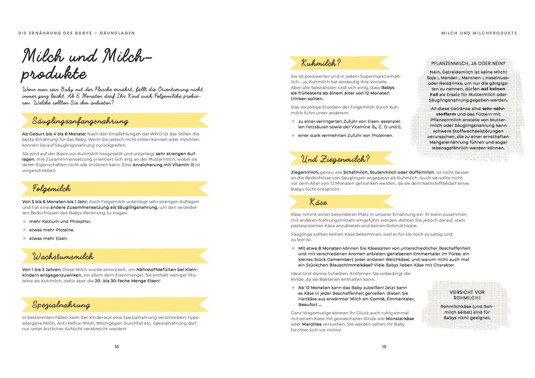 Innenansicht von 'Kochen fürs Baby und die Familie' - Taschenbuch