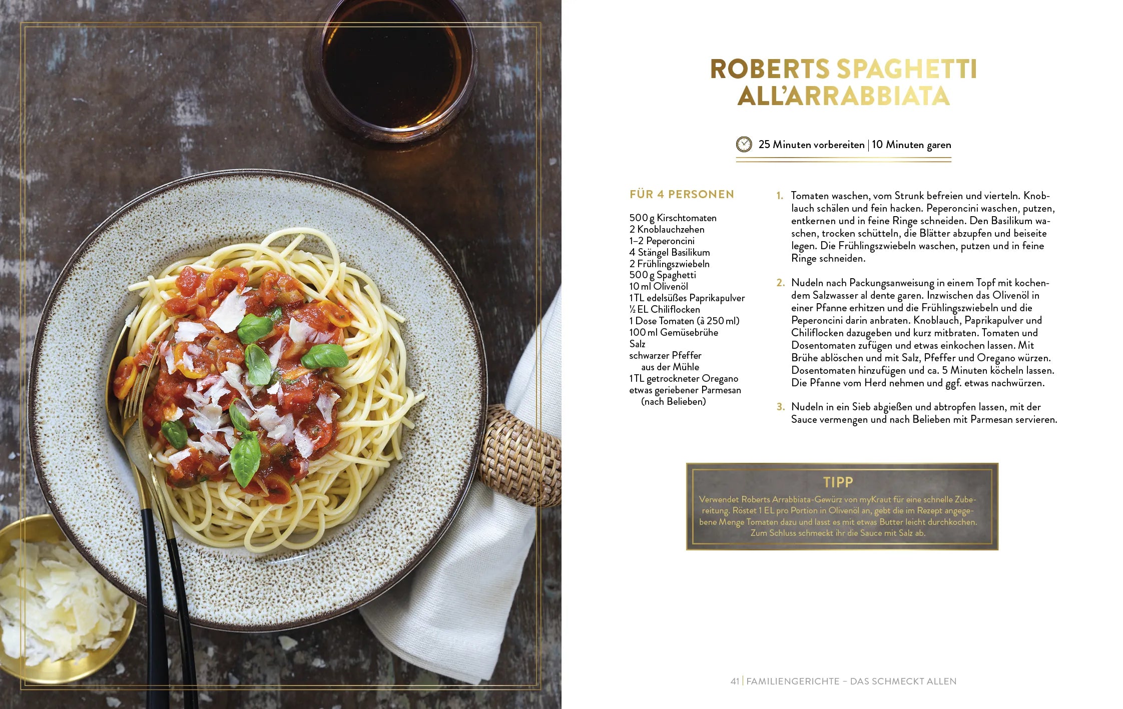 Innenansicht von 'Kochen mit den Geissens' - Gebundene Ausgabe