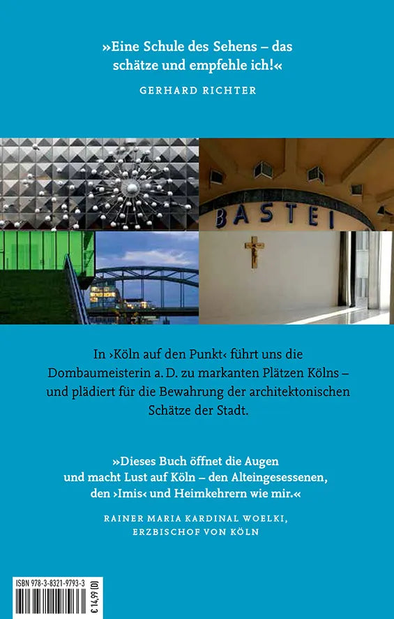 Buchrückseite von 'Köln auf den Punkt I' mit Klappentext - Paperback