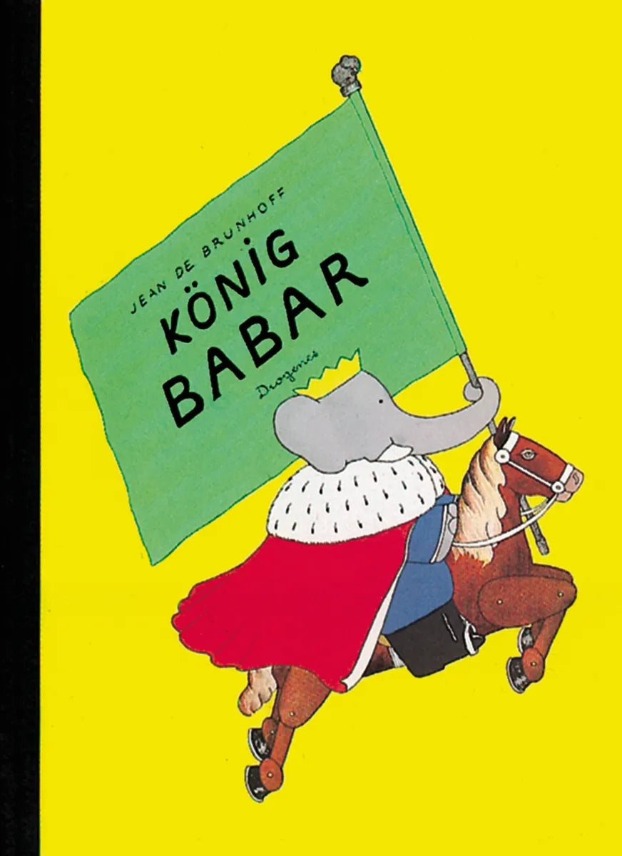 Buchcover von 'König Babar' - Gebundene Ausgabe von Jean de Brunhoff