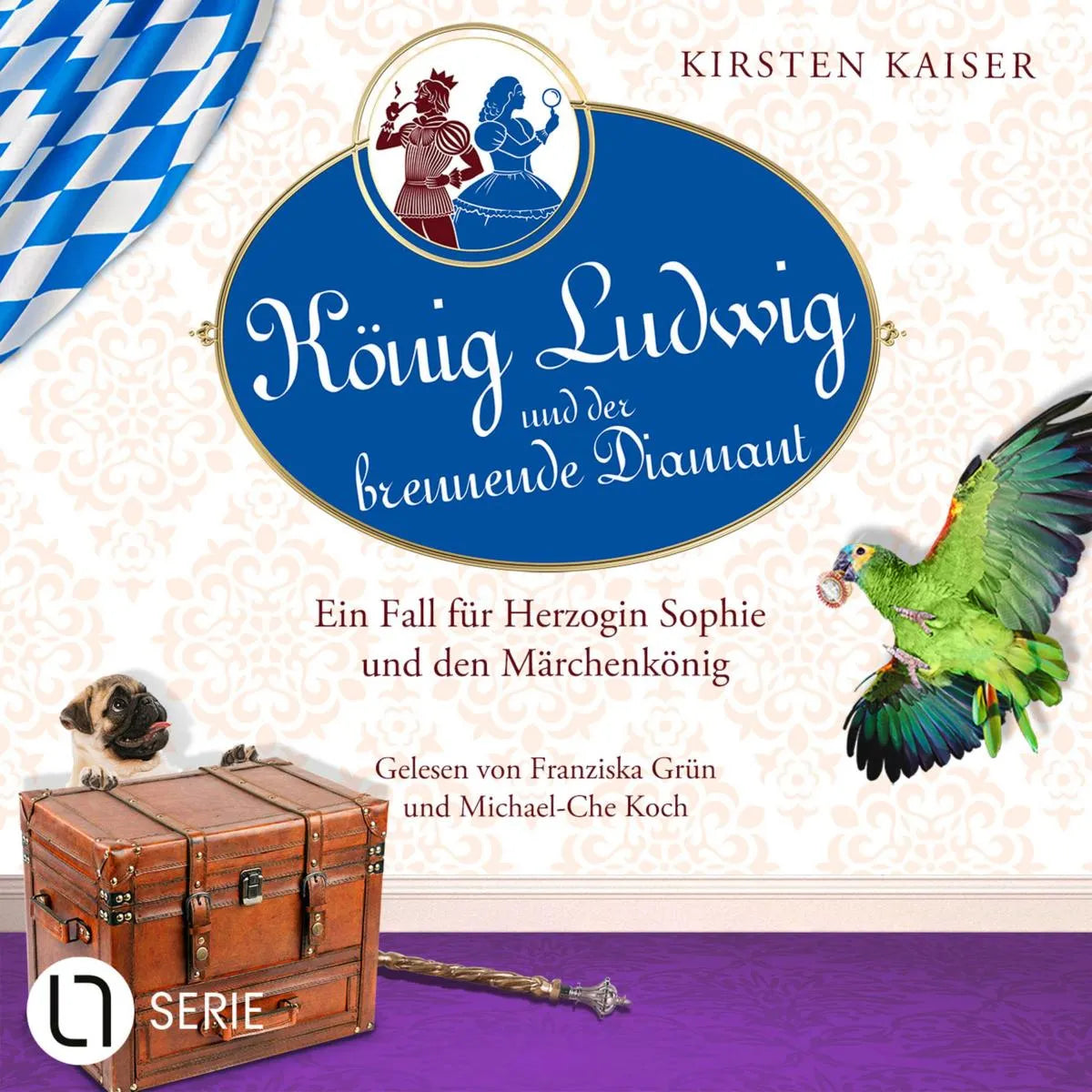 Cover: König Ludwig und der brennende Diamant (Hörbuch Download) von Kirsten Kaiser