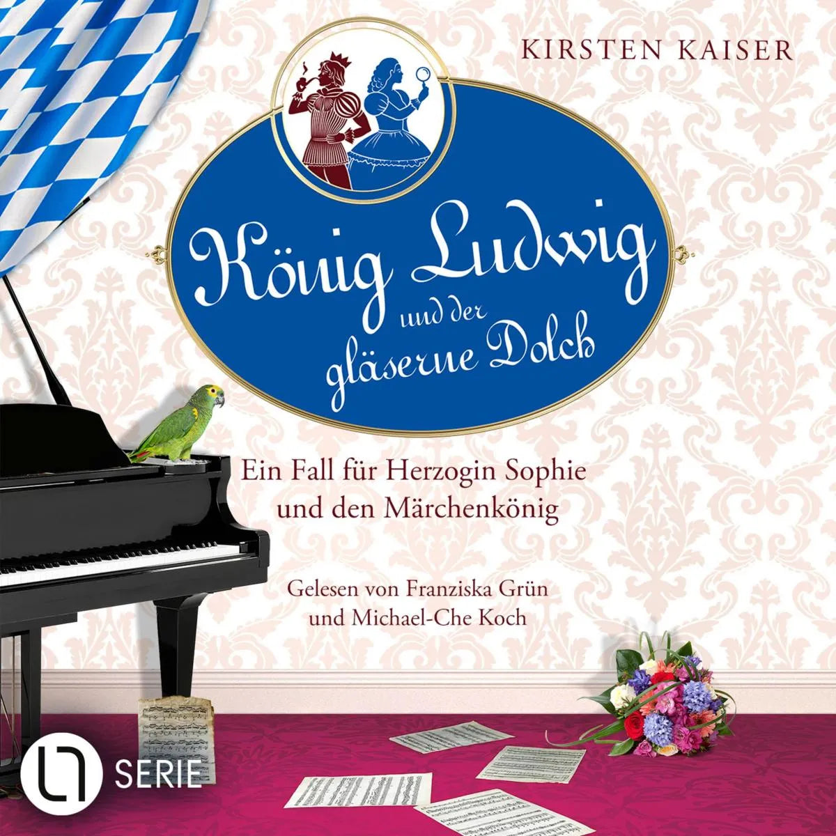 Cover: König Ludwig und der gläserne Dolch (Hörbuch Download) von Kirsten Kaiser