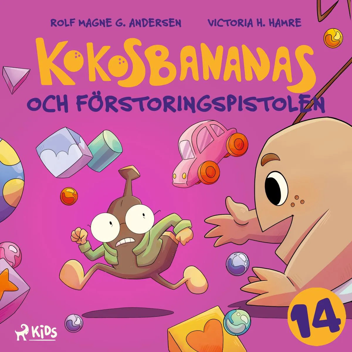Cover: Kokosbananas och förstoringspistolen (Hörbuch Download) von Rolf Magne G. Andersen