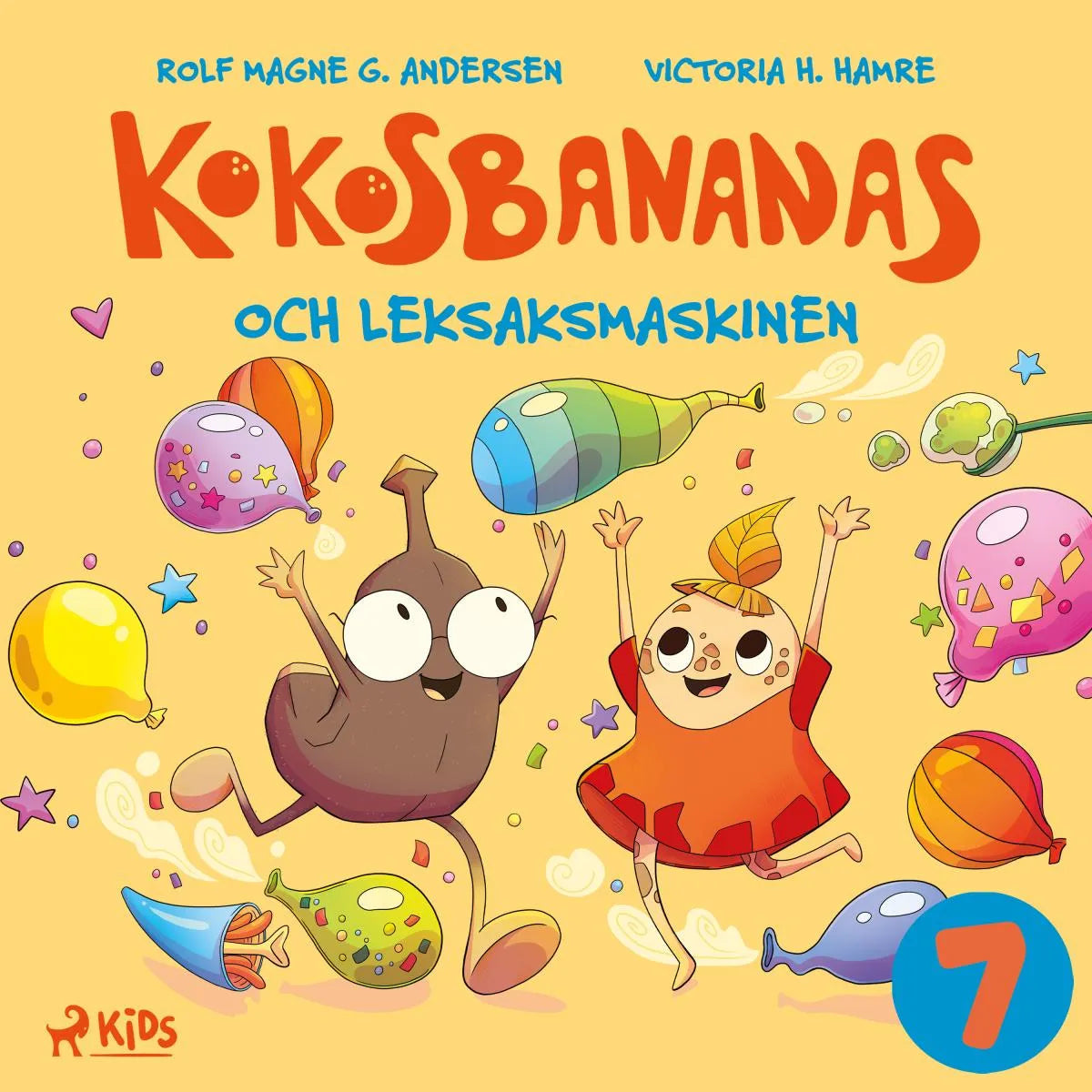 Cover: Kokosbananas och leksaksmaskinen (Hörbuch Download) von Rolf Magne G. Andersen