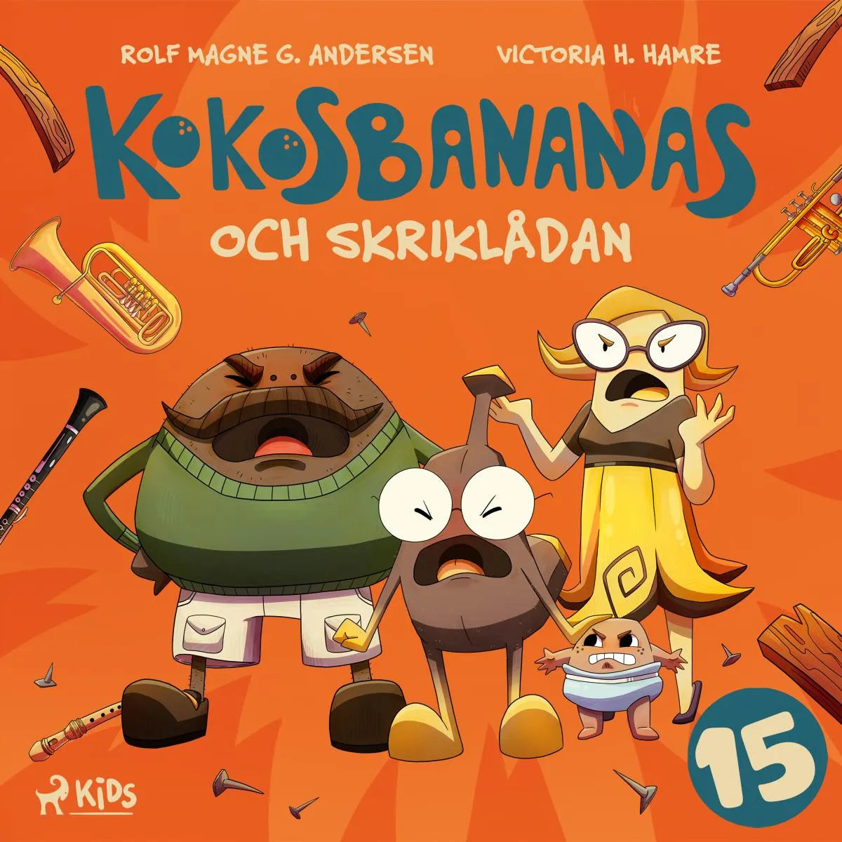 Cover: Kokosbananas och skriklådan (Hörbuch Download) von Rolf Magne G. Andersen