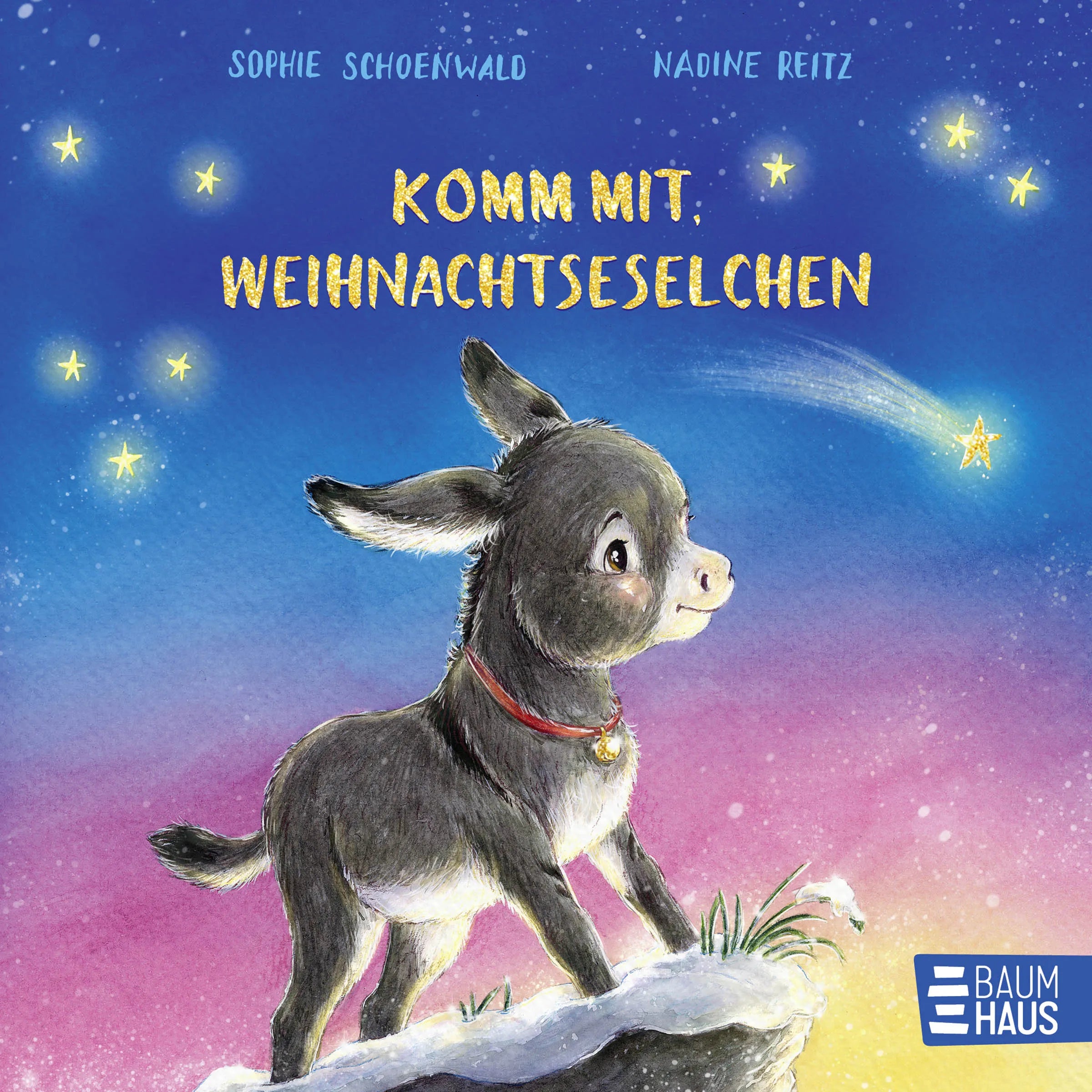 Buchcover von 'Komm mit, Weihnachtseselchen' - Gebundene Ausgabe von Sophie Schoenwald