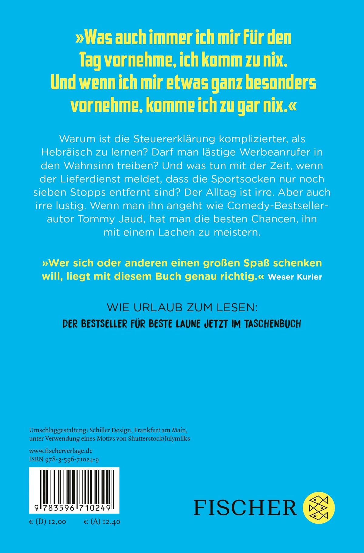 Rückseite: Komm zu nix – Nix erledigt und trotzdem fertig (Taschenbuch)