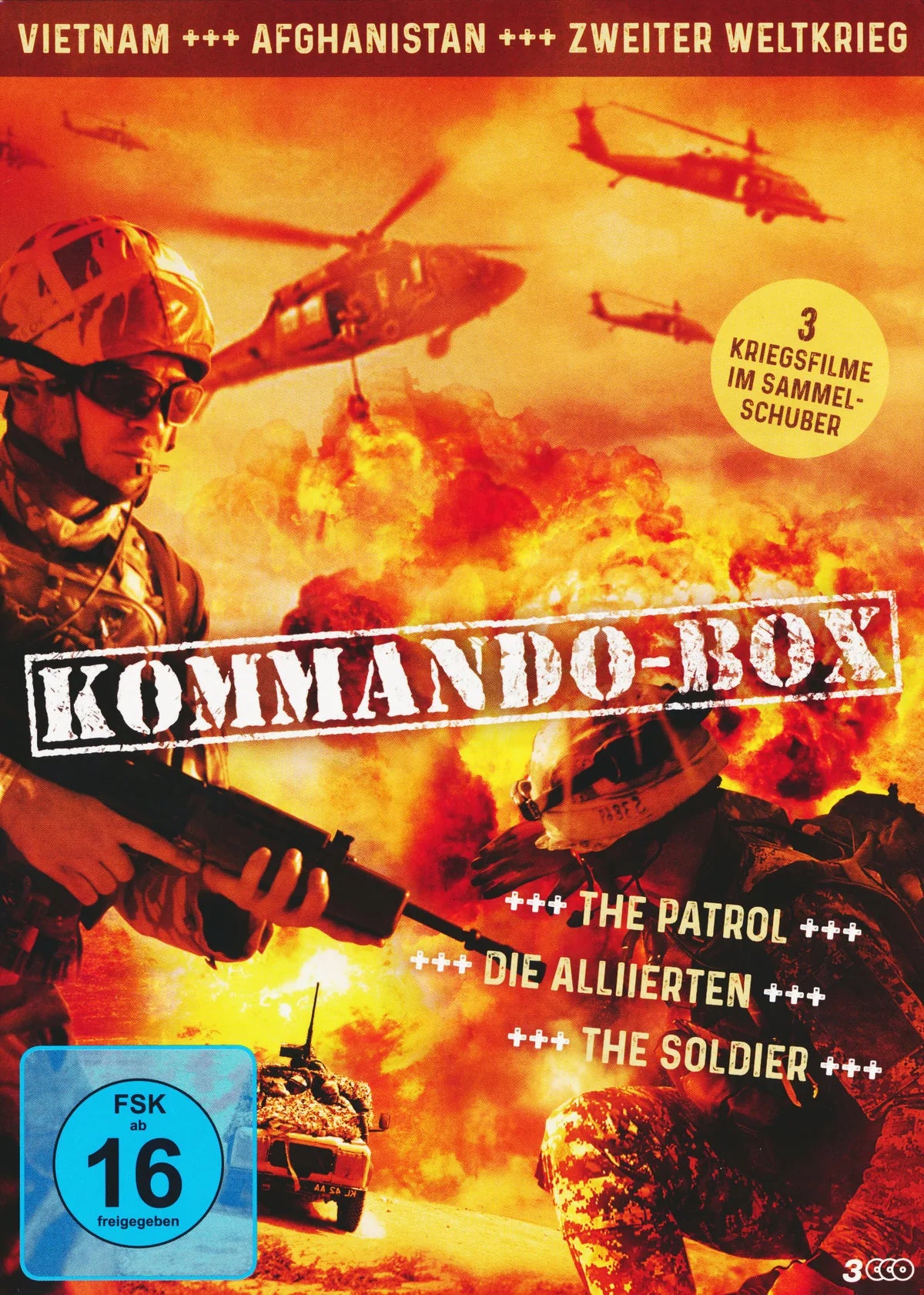 Kommando-Box - 3 Kriegsfilme im...  [3 DVDs] - DVD