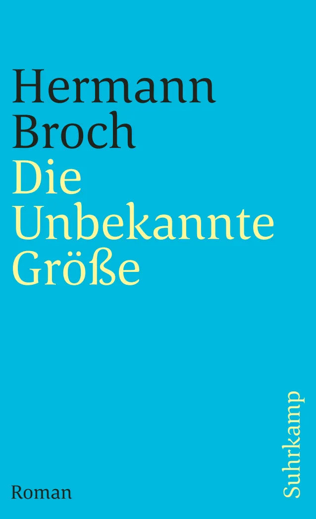 Buchcover von 'Kommentierte Werkausgabe. Romane und Erzählungen.' - Taschenbuch von Hermann Broch