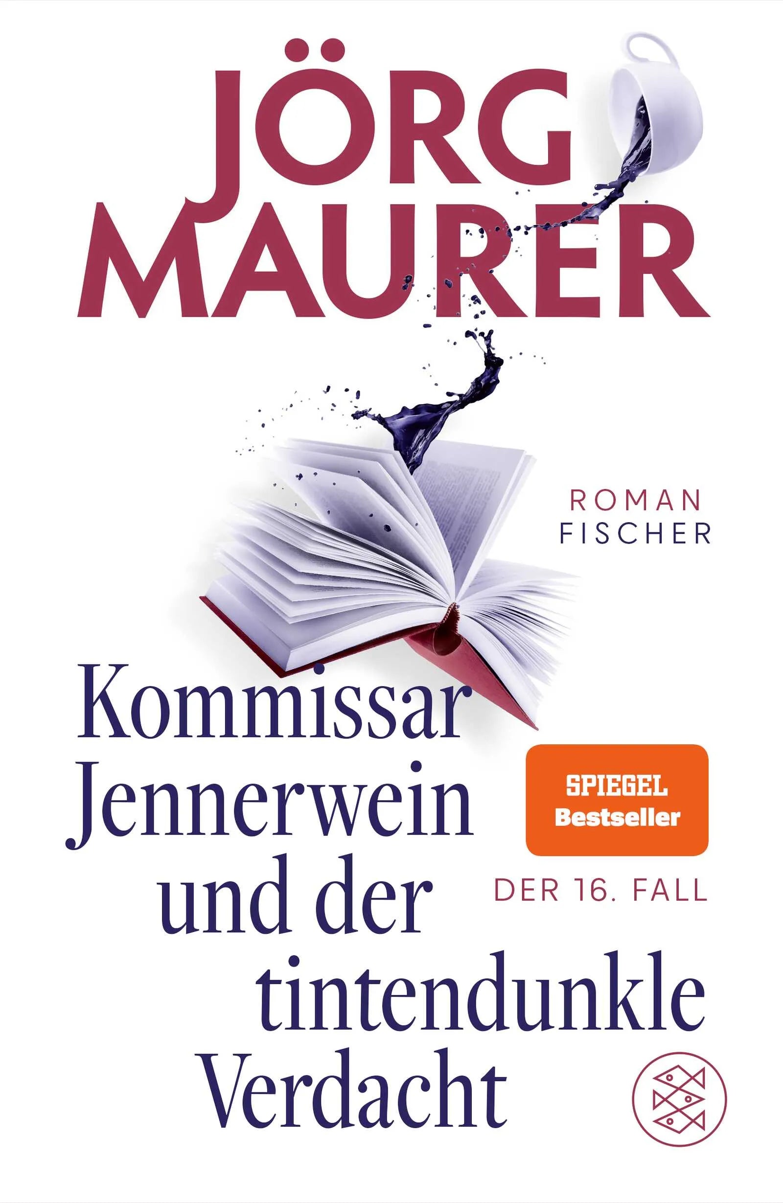 Buchcover von 'Kommissar Jennerwein und der tintendunkle Verdacht' - Gebundene Ausgabe von Jörg Maurer