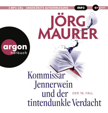 Cover: Kommissar Jennerwein und der tintendunkle Verdacht (Hörbuch CD) von Jörg Maurer