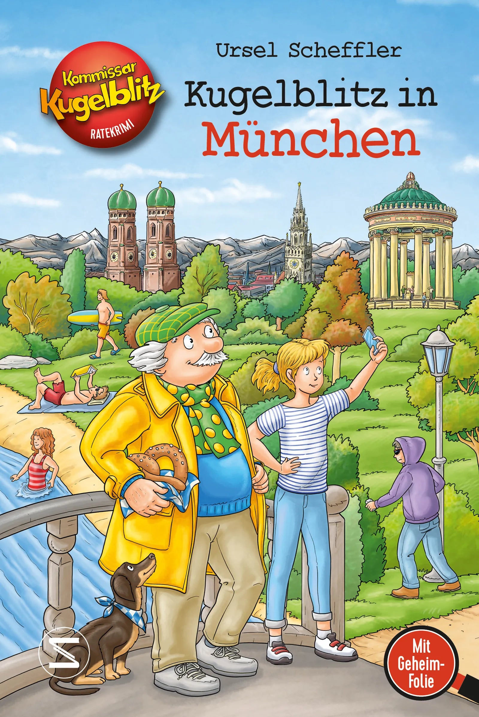 Buchcover von 'Kommissar Kugelblitz - Kugelblitz in München' - Gebundene Ausgabe von Ursel Scheffler