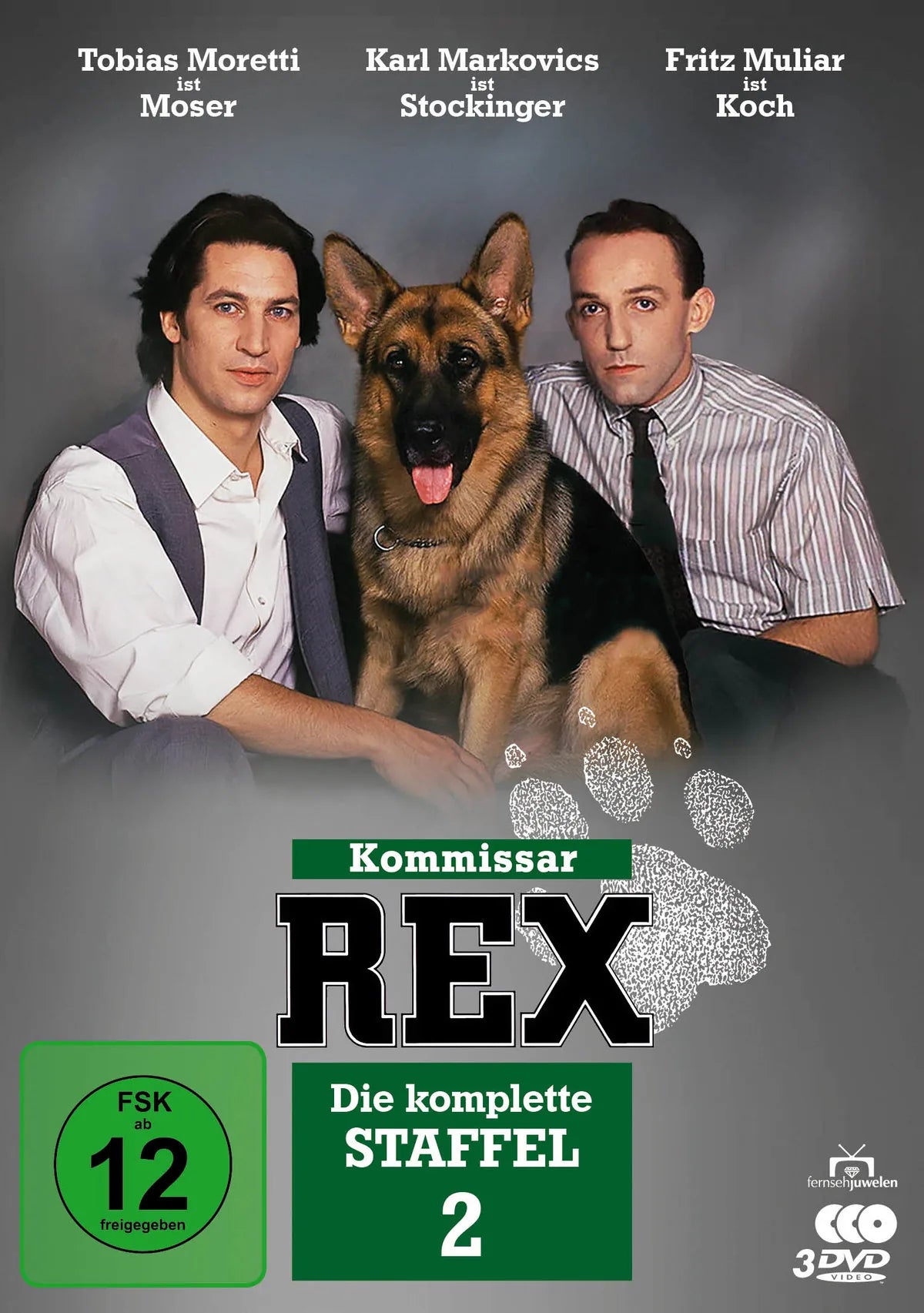 Kommissar Rex - Die kompl. 2. Staffel  [3 DVDs] - DVD