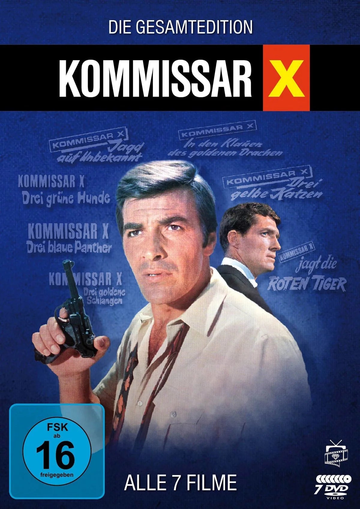 Kommissar X - Die Gesamtedition: Alle 7 Filme - DVD