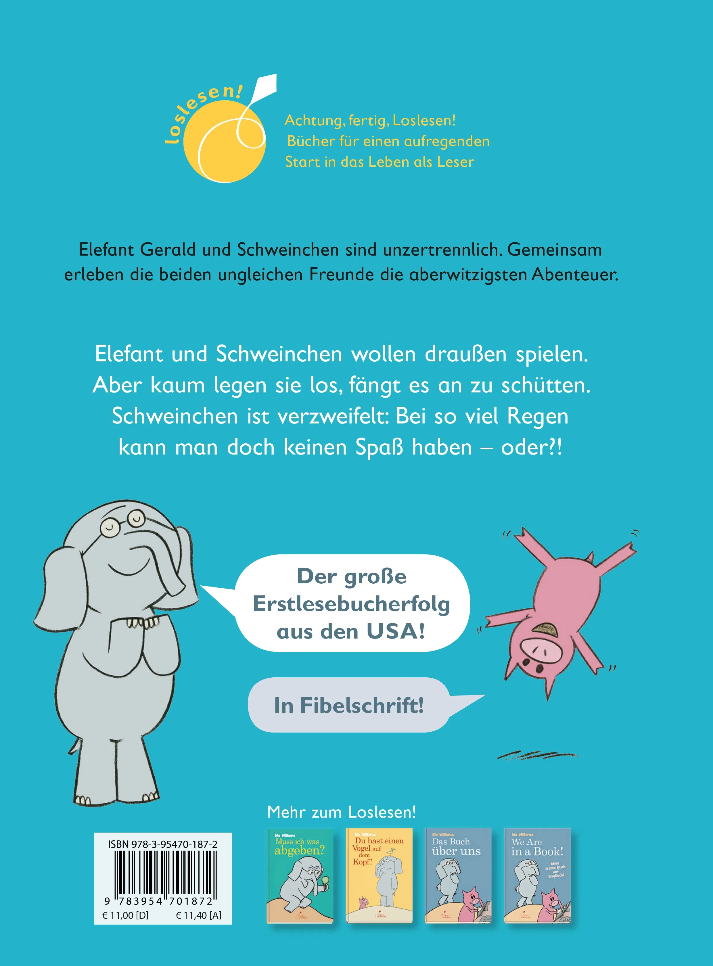 Buchrückseite von 'Kommst du raus zum Spielen?' mit Klappentext - Gebundene Ausgabe