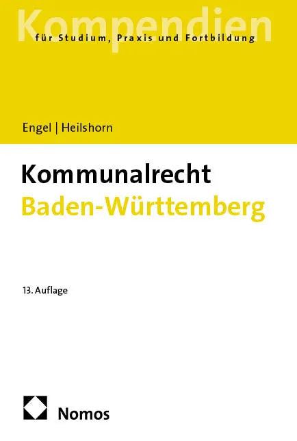 Cover: Kommunalrecht Baden-Württemberg (E-Book) von Rüdiger Engel